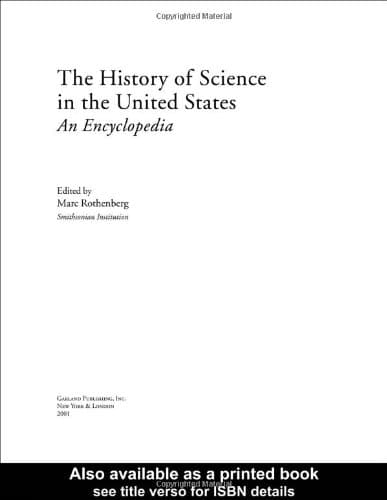 کتاب History of Science in United States: An Encyclopedia (Garland Reference Library of Social Science) نسخه کامل