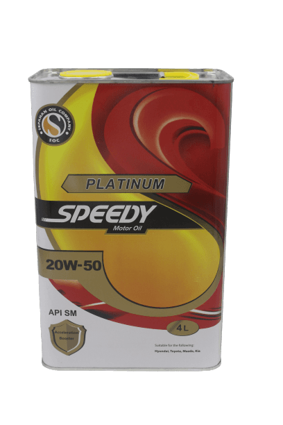 روغن موتور اسپیدی مدل پلاتینیوم 20W-50 SM حجم 4 لیتر — تصویر ۳