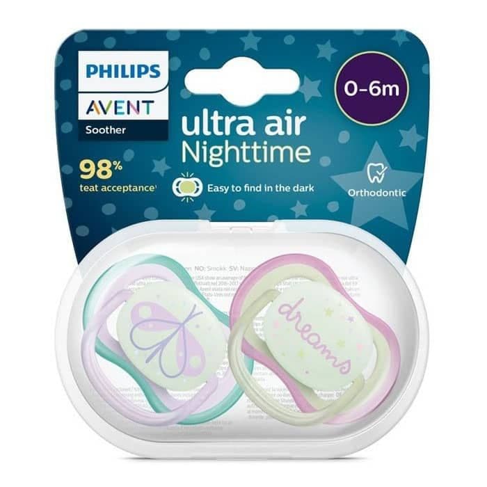 تمام سلیکونی پستونک اونت فیلیپس دوتایی philips avent