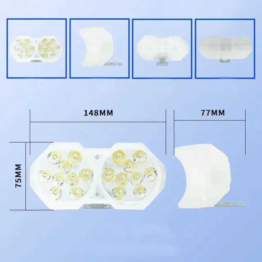 پرژکتور عقب موتور LED — ۴رنگ فلش‌زن (چراغ خطر/استروب پشت) — تصویر ۳