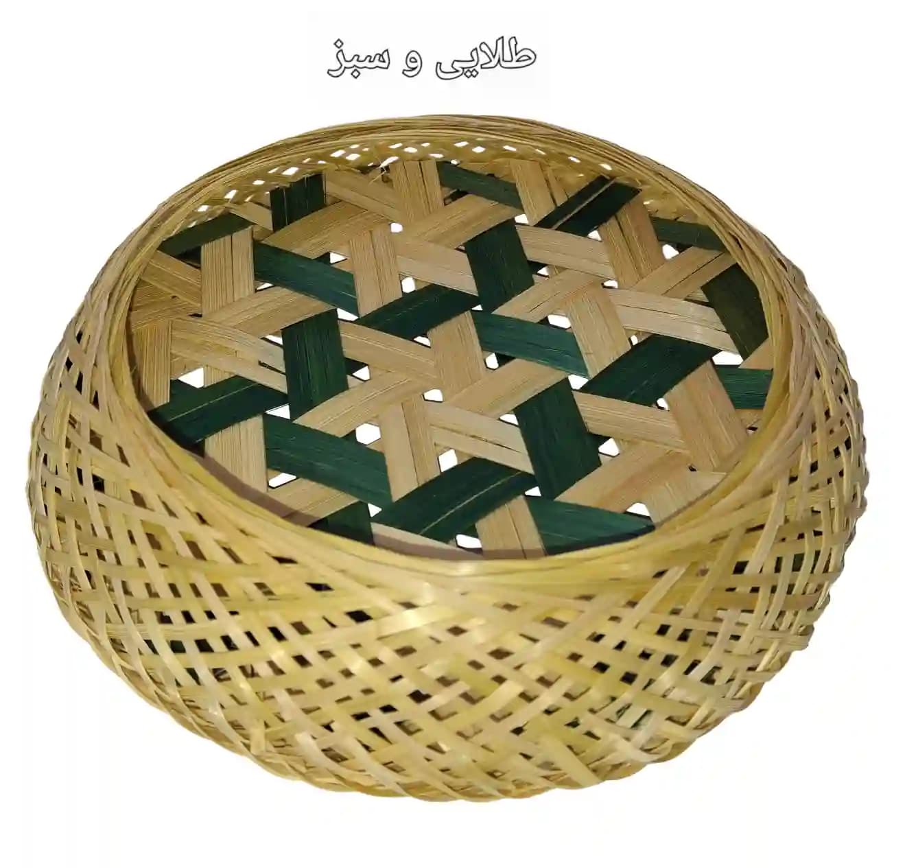 دیوارکوب حصیری بامبو سبدی کد 163