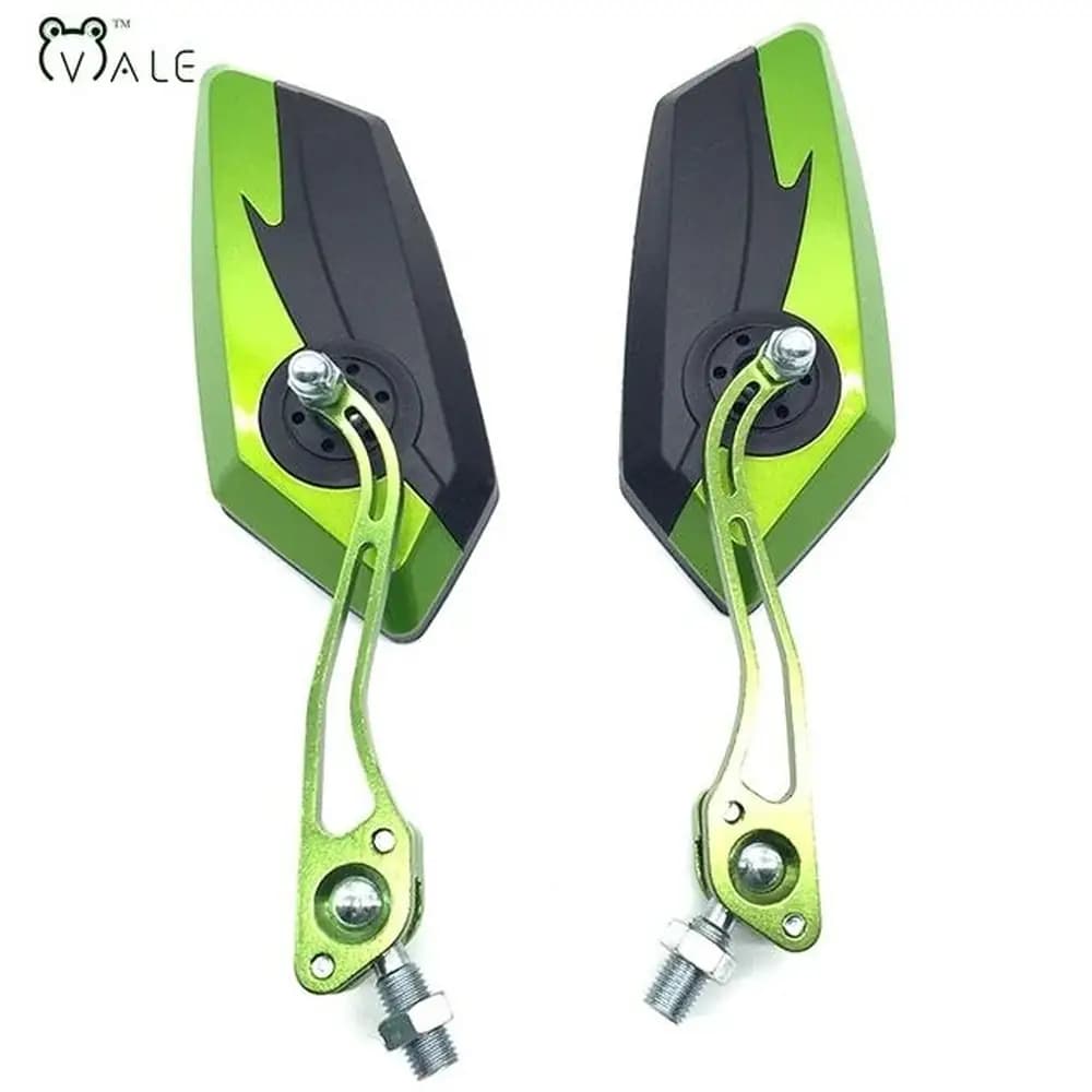 آینه موتور اسپرت طرح بالهای CNC رنگی — تصویر ۳