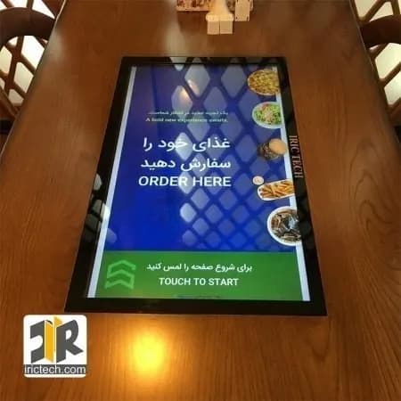 میز لمسی هوشمند رستوران و فست فود