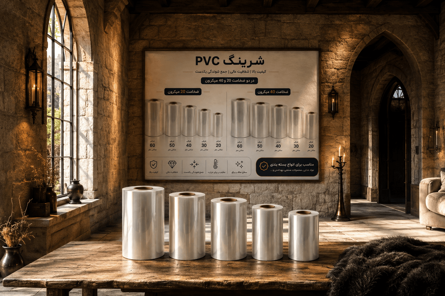 شیرینگ PVC | شیرینگ پی وی سی — تصویر ۶