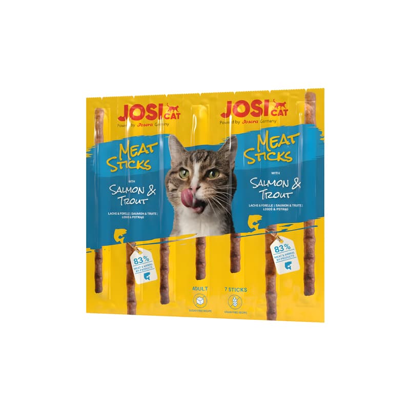 تشویقی مدادی گربه جوسرا با طعم سالمون و قزلآلا JOSICat Meat Stick وزن ۳۵ گرم — تصویر ۲