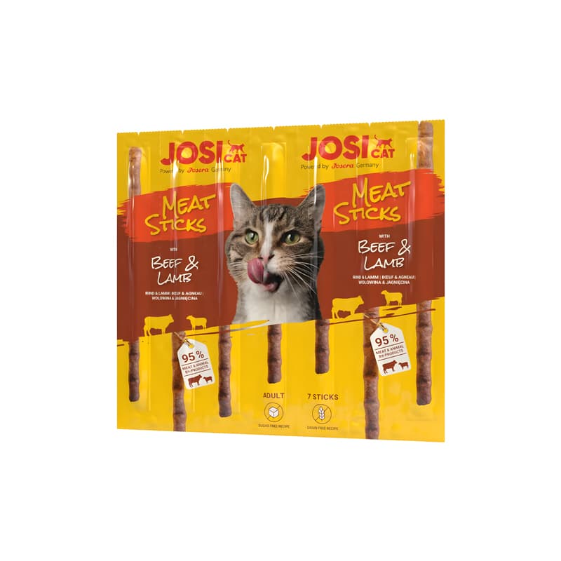 تشویقی مدادی گربه جوسرا با طعم گوشت گاو و بره JOSICat Meat Stick Beef & Lamb وزن ۳۵ گرم — تصویر ۲