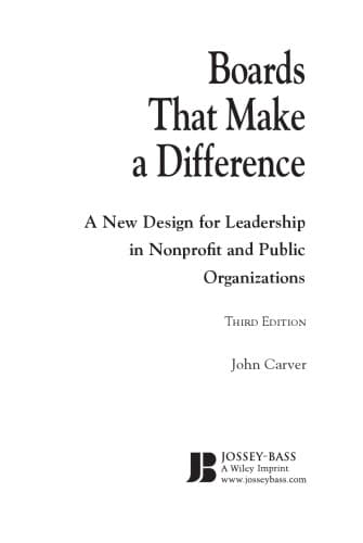 کتاب Boards That Make a Difference (J-B Carver Board Governance Series) نسخه کامل