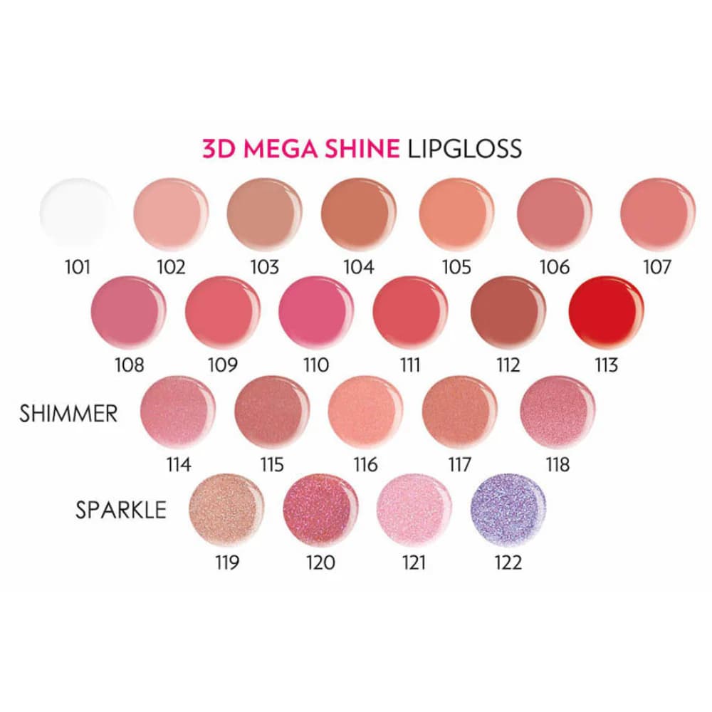 لیپ گلاس حجم دهنده گلدن رز مدل Mega Shine — تصویر ۳
