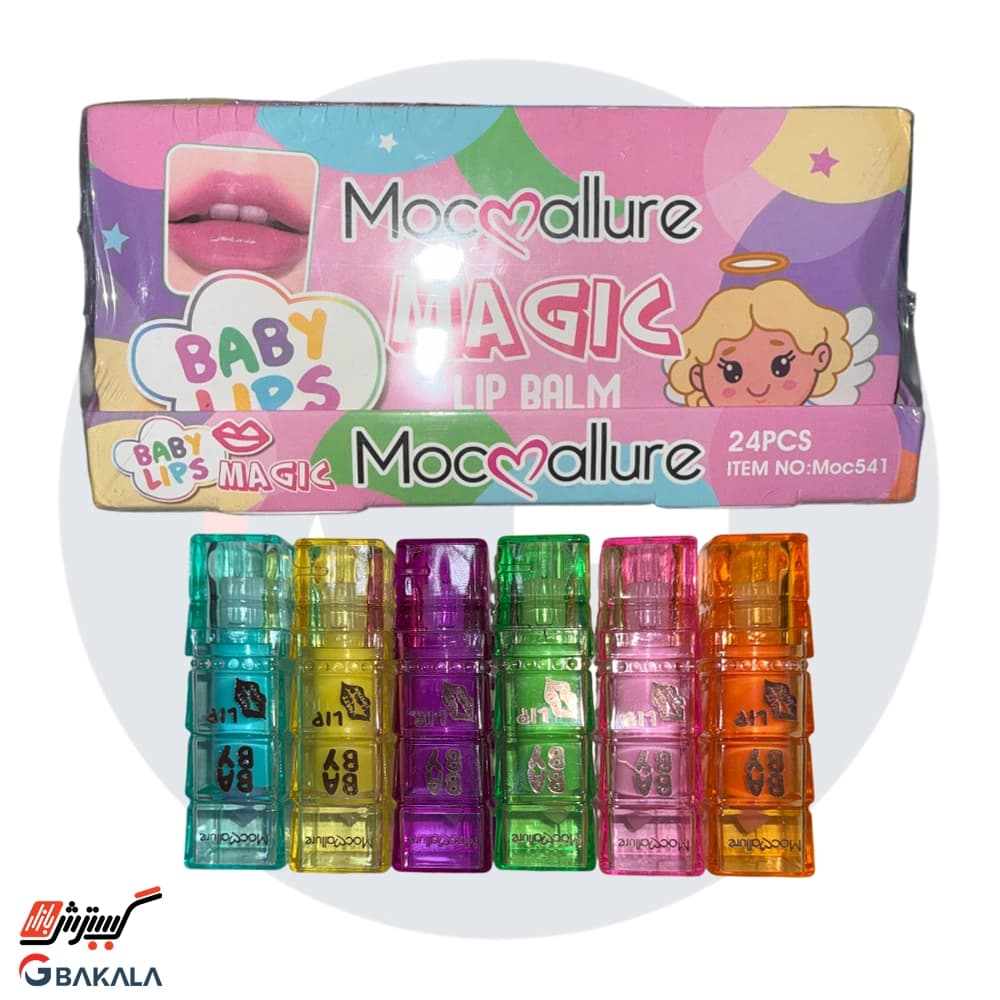 بالم لب رنگی 6 عددی کد MOC541