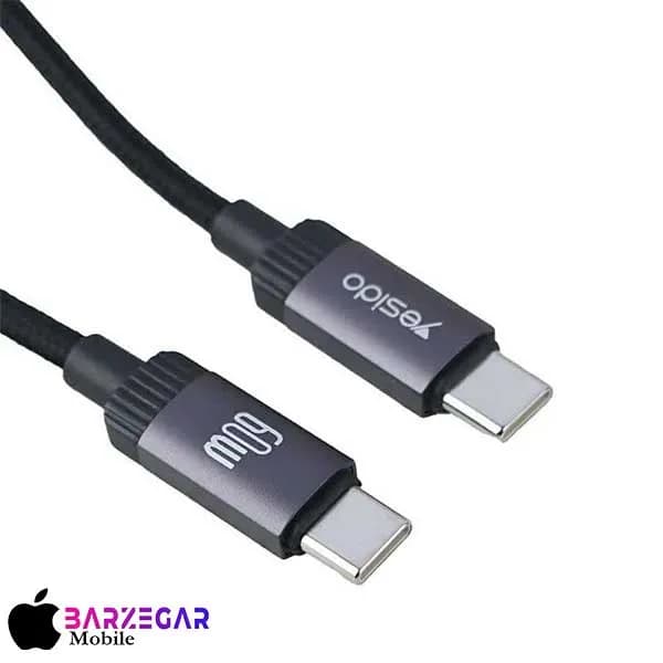 کابل دو سر Type-c یسیدو مدل Yesido CA204 طول 1m — تصویر ۳