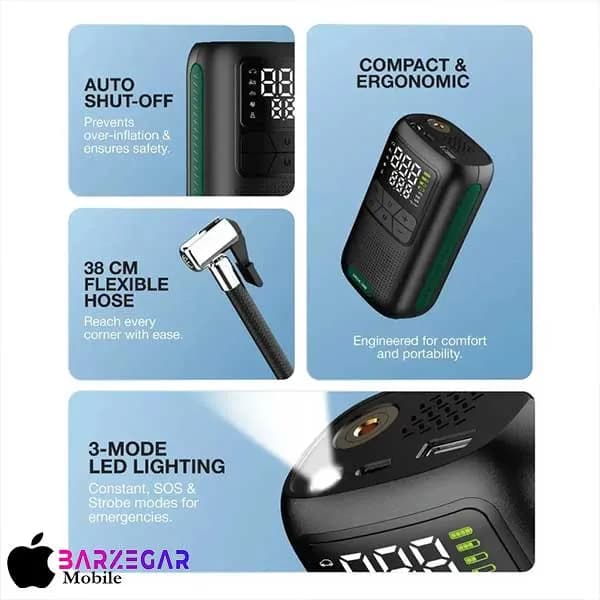 پمپ باد گرین لاین مدل Green Lion GL-A4 — تصویر ۴