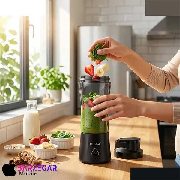 شیکر شارژی هیسکا مدل Hiska HR-87 گنجایش 0.7L — تصویر ۷