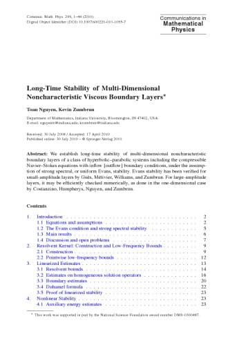 کتاب Communications in Mathematical Physics – Volume 299 نسخه کامل