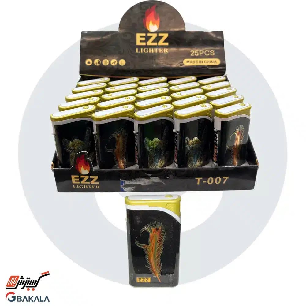 فندک اتمی ایز T007 – بسته 25 عددی