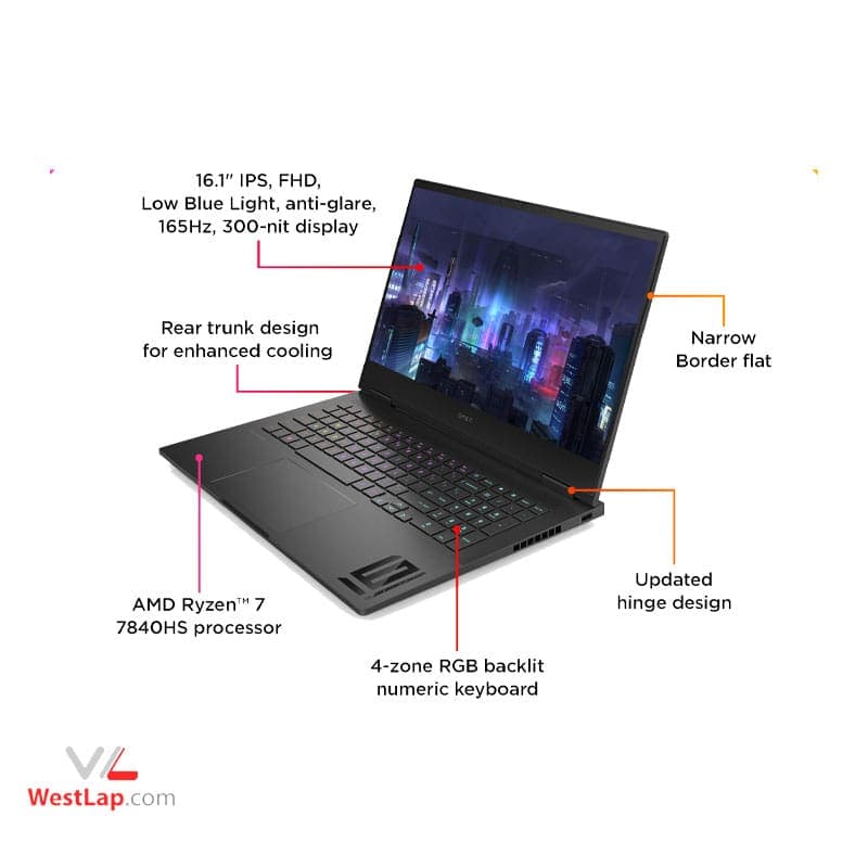 لپ تاپ اپن باکس HP Omen 16-xf0060AX — تصویر ۴