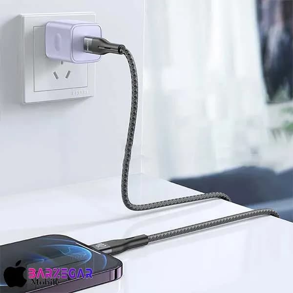 کابل تبدیل Type-C به لایتنینگ یسیدو مدل Yesido CA155 20W طول 1m — تصویر ۷