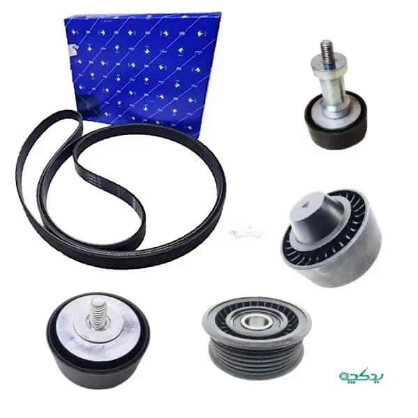 کیت تسمه دینام EF7 ایساکو شرکتی مناسب دنا، دنا پلاس و سمند EF7