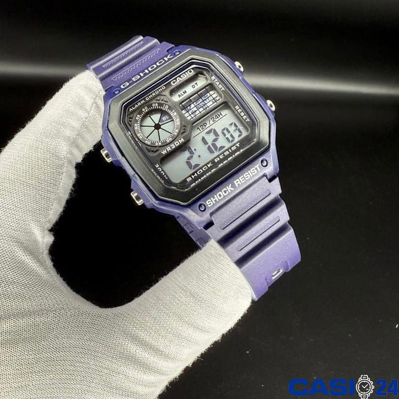 ساعت مچی کاسیو جیشاک جهان نما Casio G-shock AE-1200-P