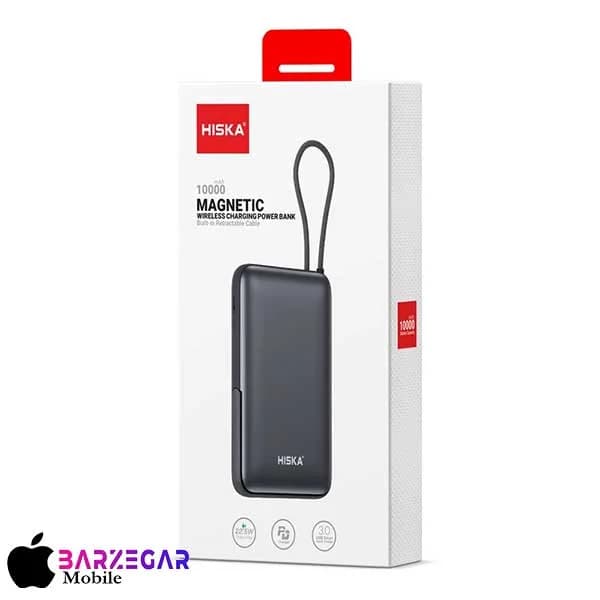 پاوربانک 22.5W هیسکا مدل Hiska HP-133PD ظرفیت 10000mA/h — تصویر ۴