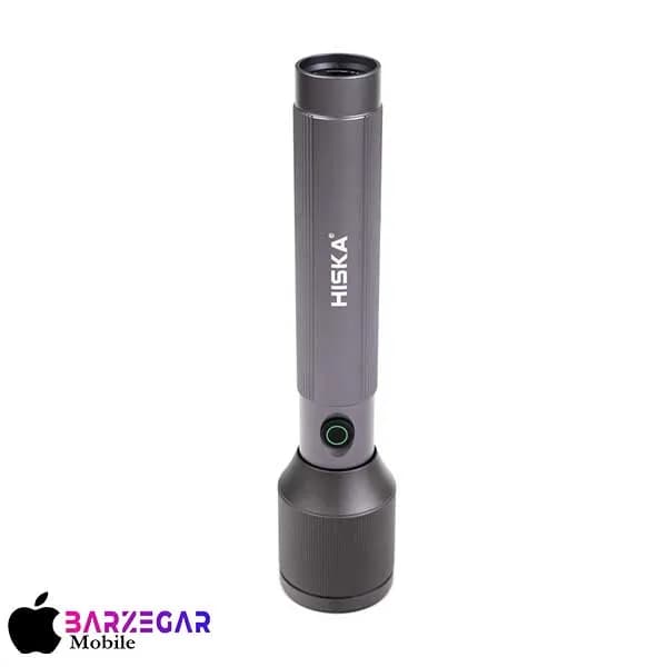 چراغ قوه دستی هیسکا مدل Hiska HR-46 با نور مهتابی — تصویر ۲