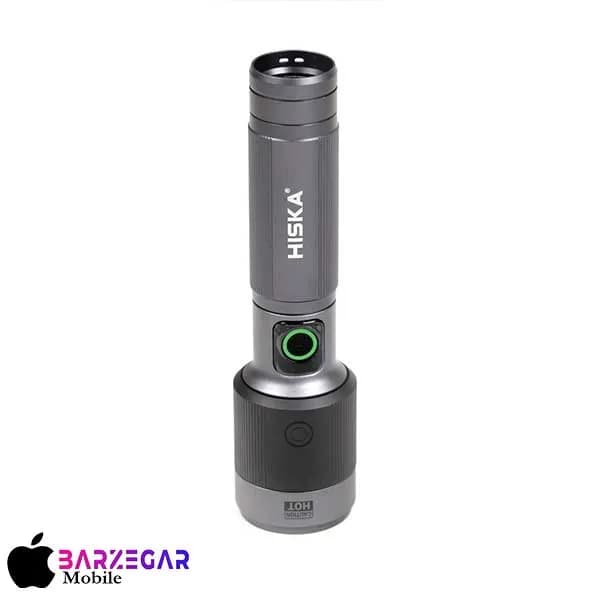 چراغ قوه دستی هیسکا مدل Hiska HR-47 با نور مهتابی — تصویر ۲