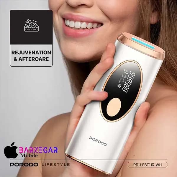 لیزر موهای زائد پرودو مدل Porodo Lifestyle IPL hair removal LFS113 — تصویر ۵