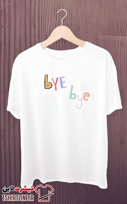 تیشرت اورجینال طرح bye bye | کد 217 — تصویر ۲