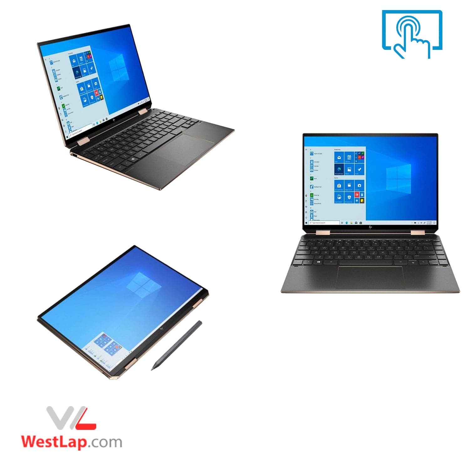 لپ تاپ لمسی HP Spectre x360 14-ea0080ng-i7-Intel Iris X Graphics — تصویر ۵