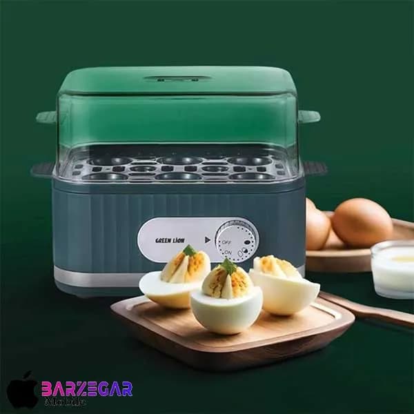 تخم مرغ پز هوشمند گرین لاین مدل Green Lion Smart Egg Cooker GNSMEGGCKRGN — تصویر ۵
