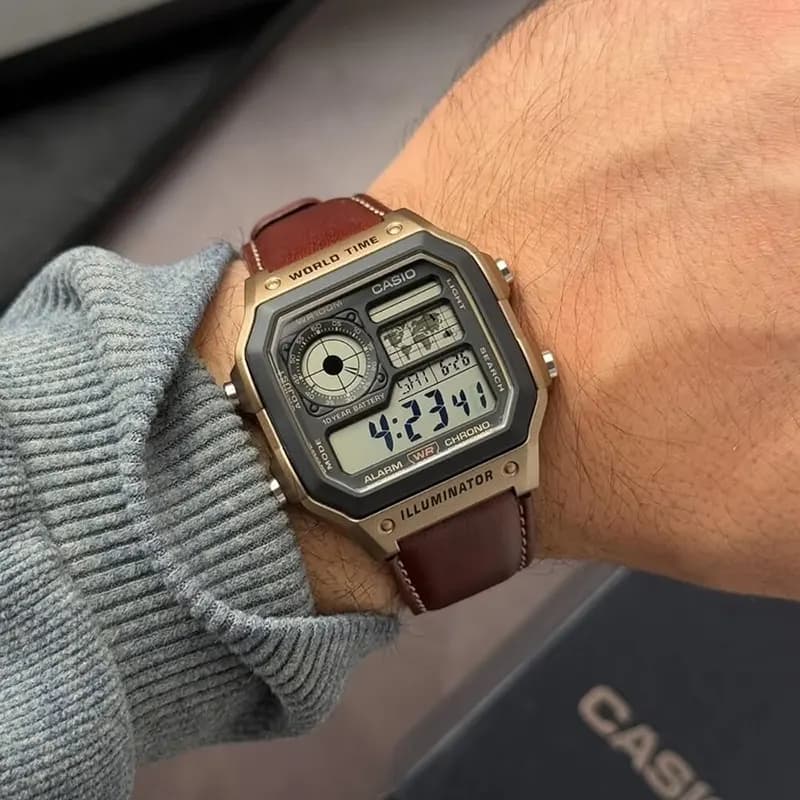 ساعت مچی مردانه کاسیو مدلAE-1200WHL-5AV — تصویر ۵