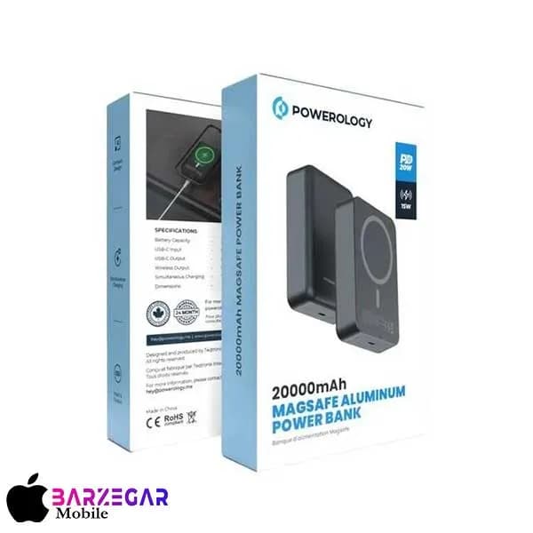 پاوربانک وایرلس 20W پاورولوژی مدل Powerology PPBCHA33 ظرفیت 20000mA/h — تصویر ۸