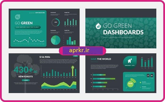 قالب پاورپوینت داشبورد انیمیشن دار