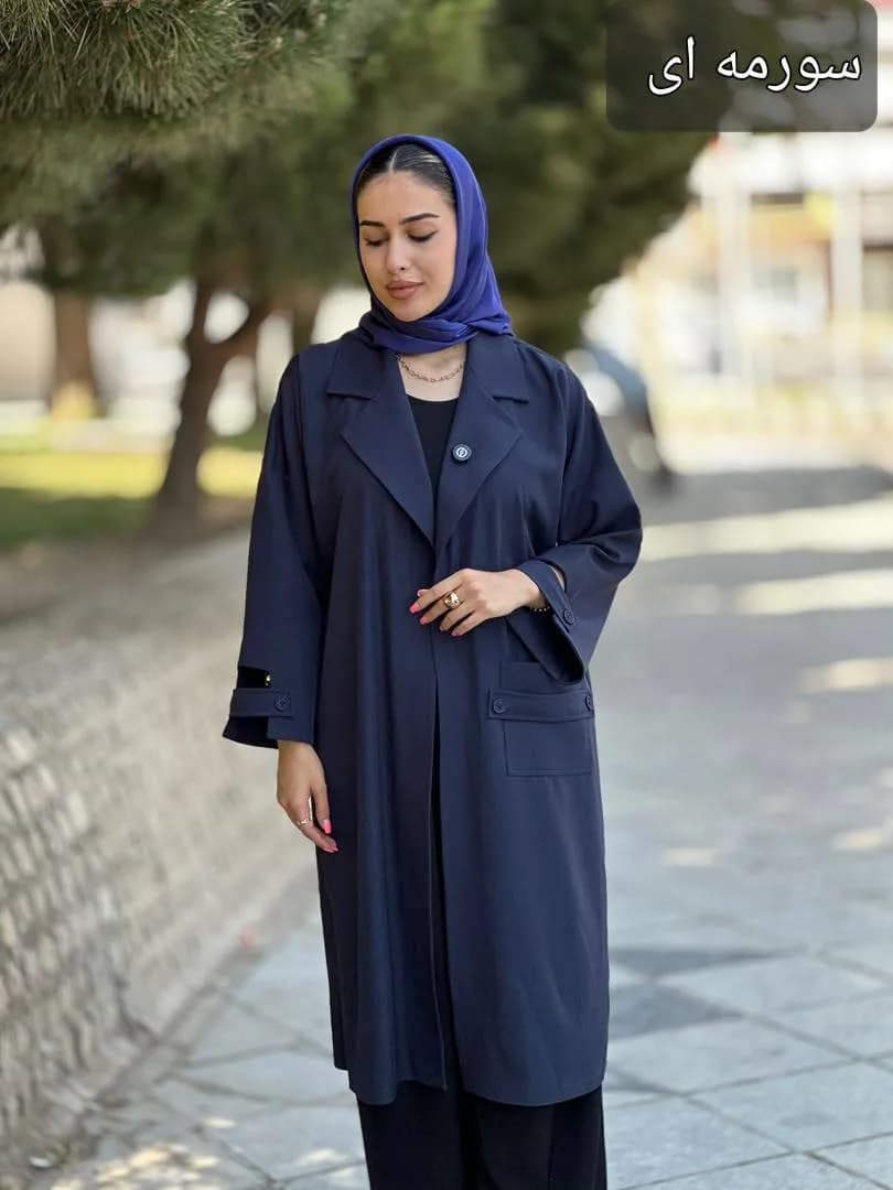 مانتو بلند مونا — تصویر ۳