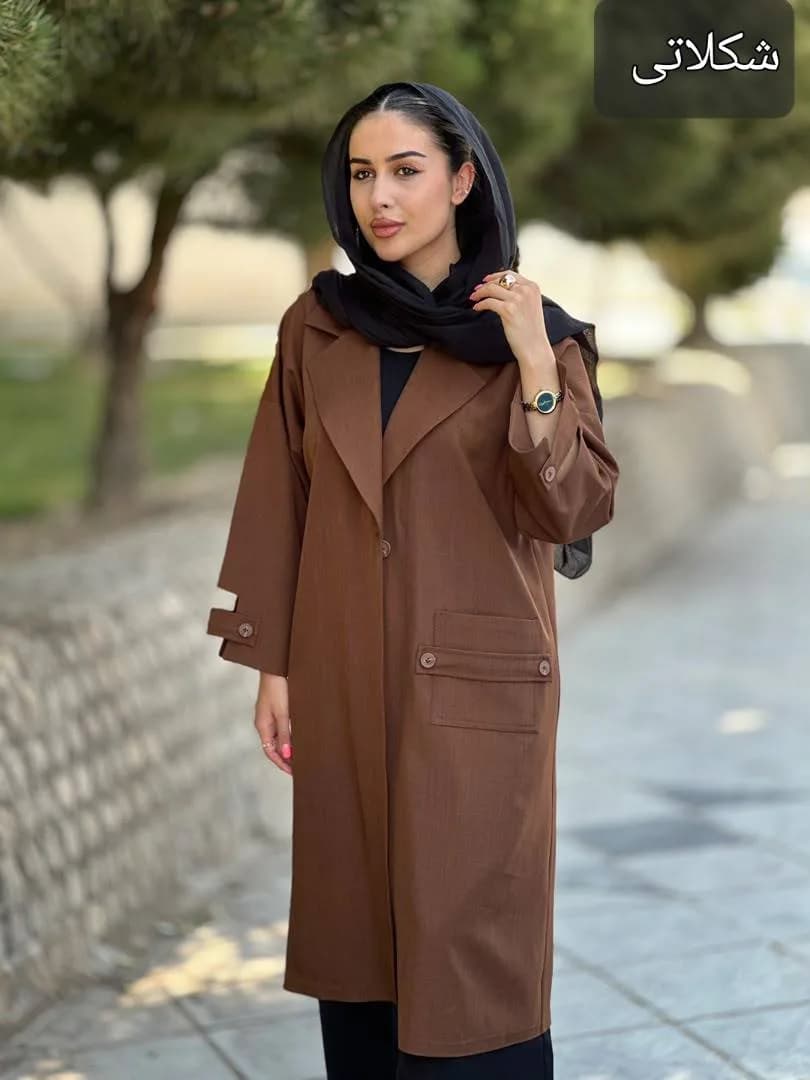 مانتو بلند مونا — تصویر ۲