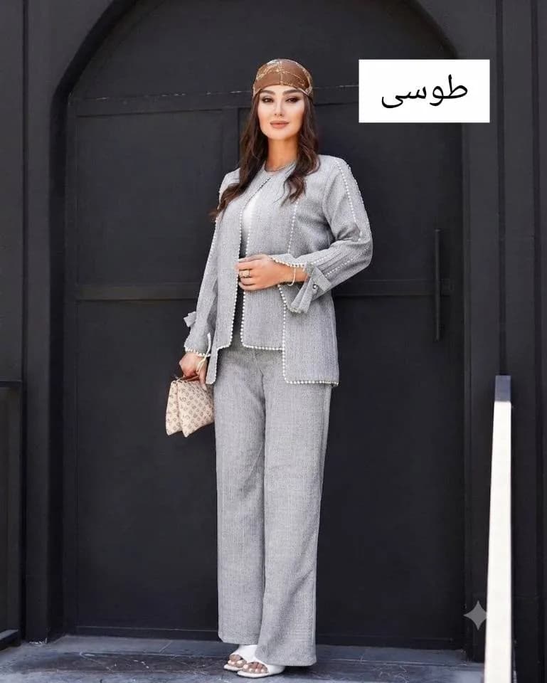 کت وشلوار مجلسی دیبا — تصویر ۳
