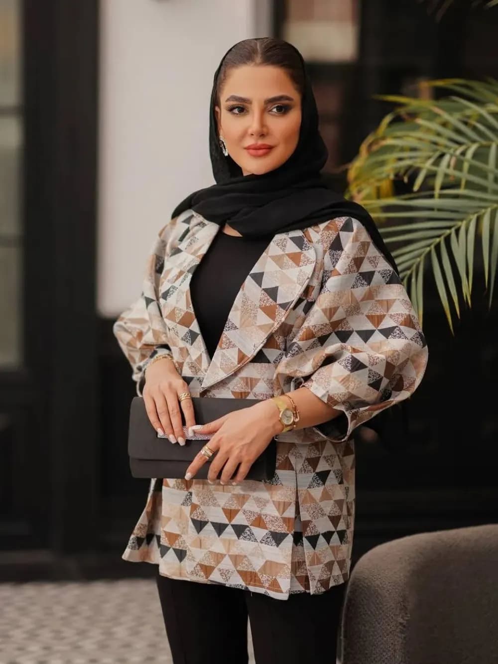 کت ژاکارد آرشال مغزی دار