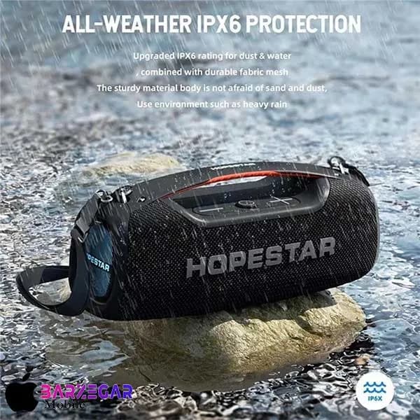 اسپیکر بلوتوثی قابل حمل 100W هوپ استار مدل Hopestar A60 — تصویر ۷