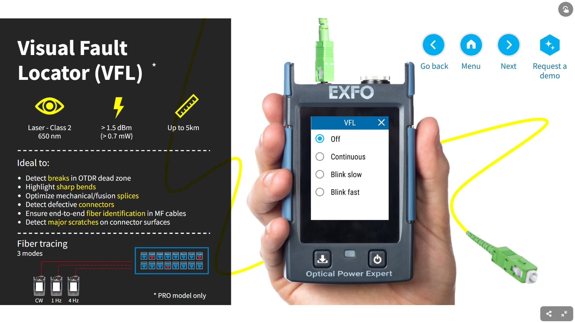 پاورمیتر اکسفو Exfo px1-h — تصویر ۵