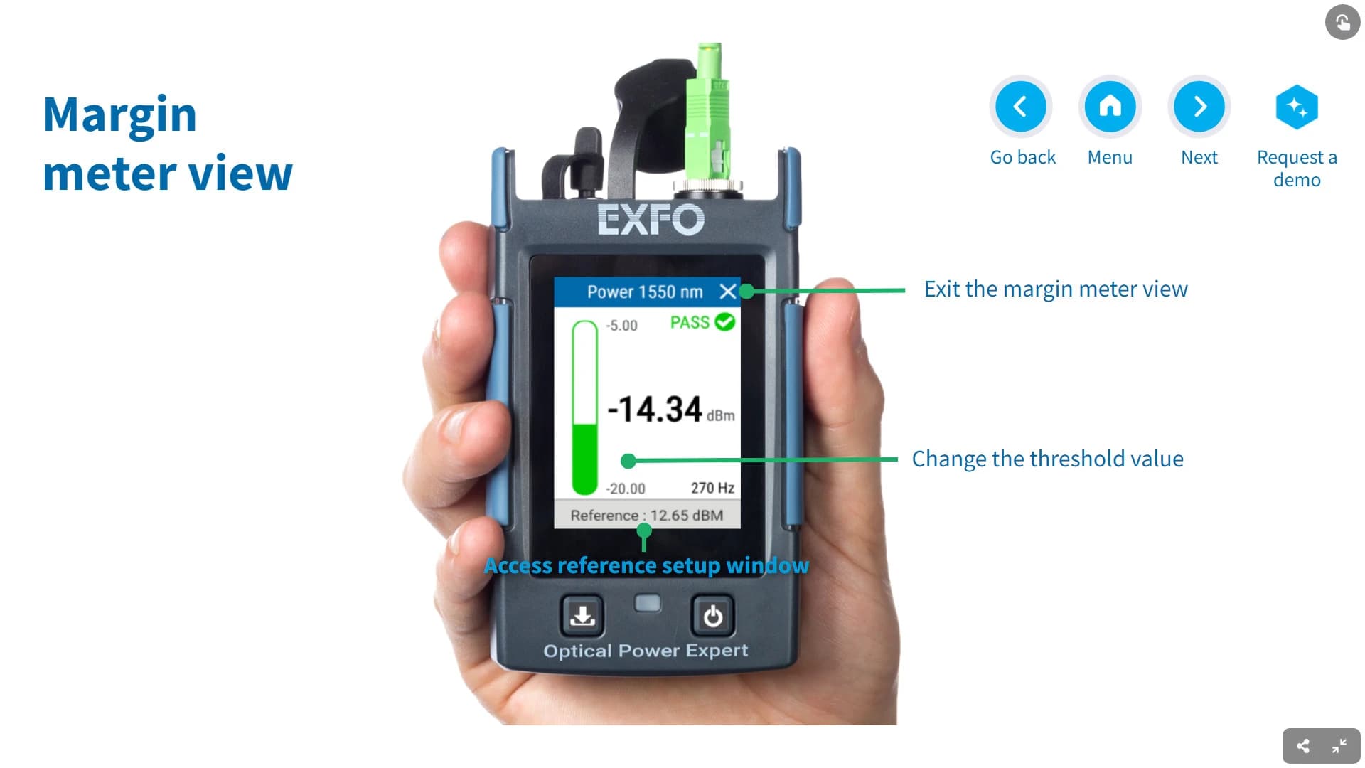 پاورمیتر اکسفو Exfo px1-h — تصویر ۸