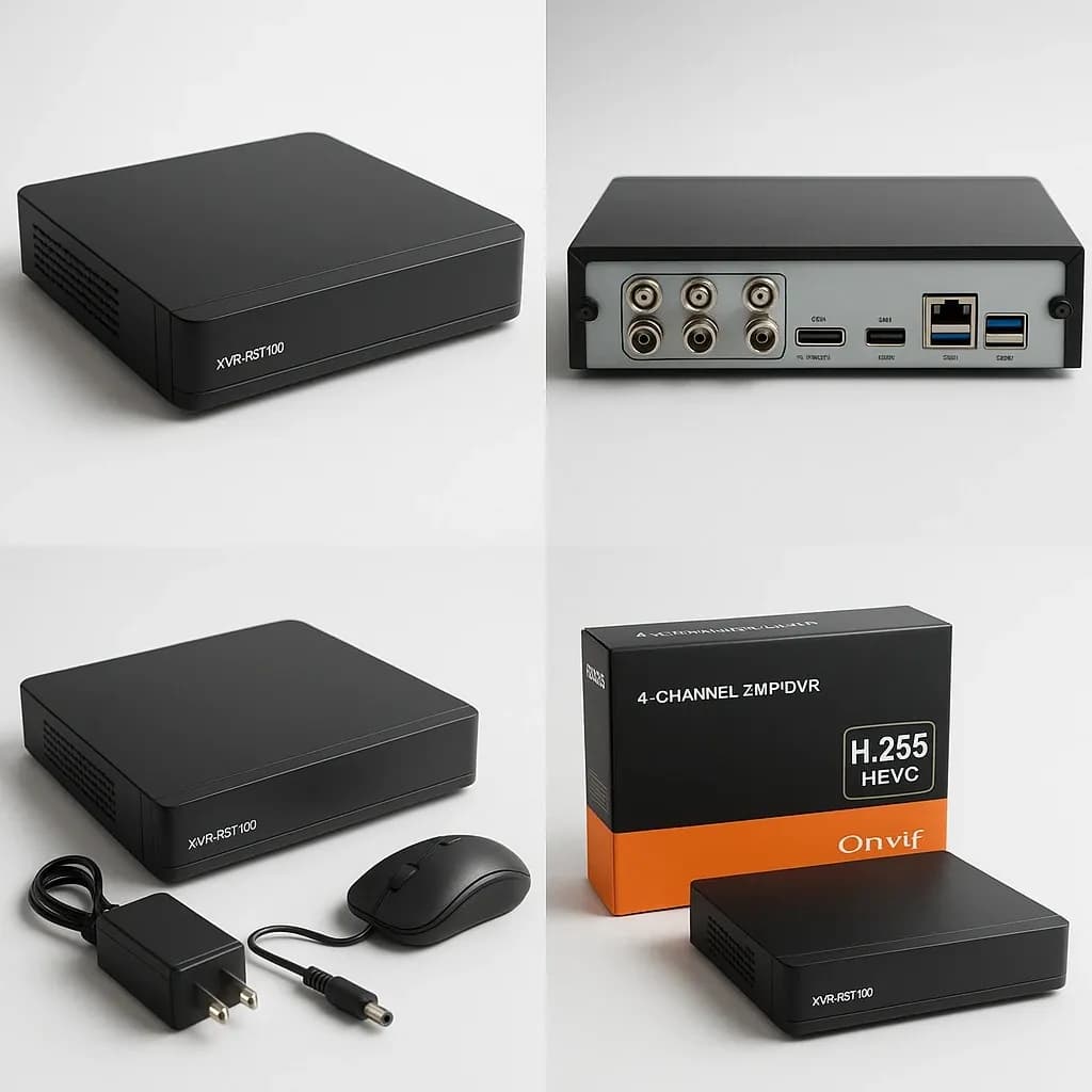 دستگاه DVR چهار کانال دو مگاپیکسل مدل XVR‑RS7108