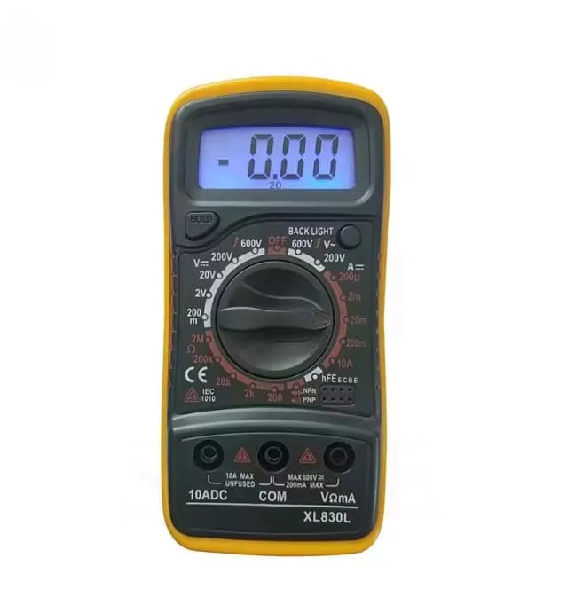 مولتی‌متر دیجیتال XL830L – دقیق، کاربردی و مقرون‌به‌صرفه — تصویر ۲