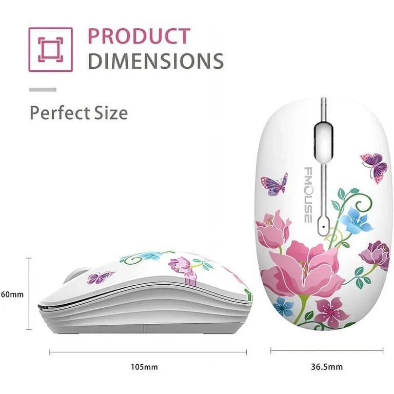 پک ولنتاین + ماوس بی سیم FMouse M101 — تصویر ۳