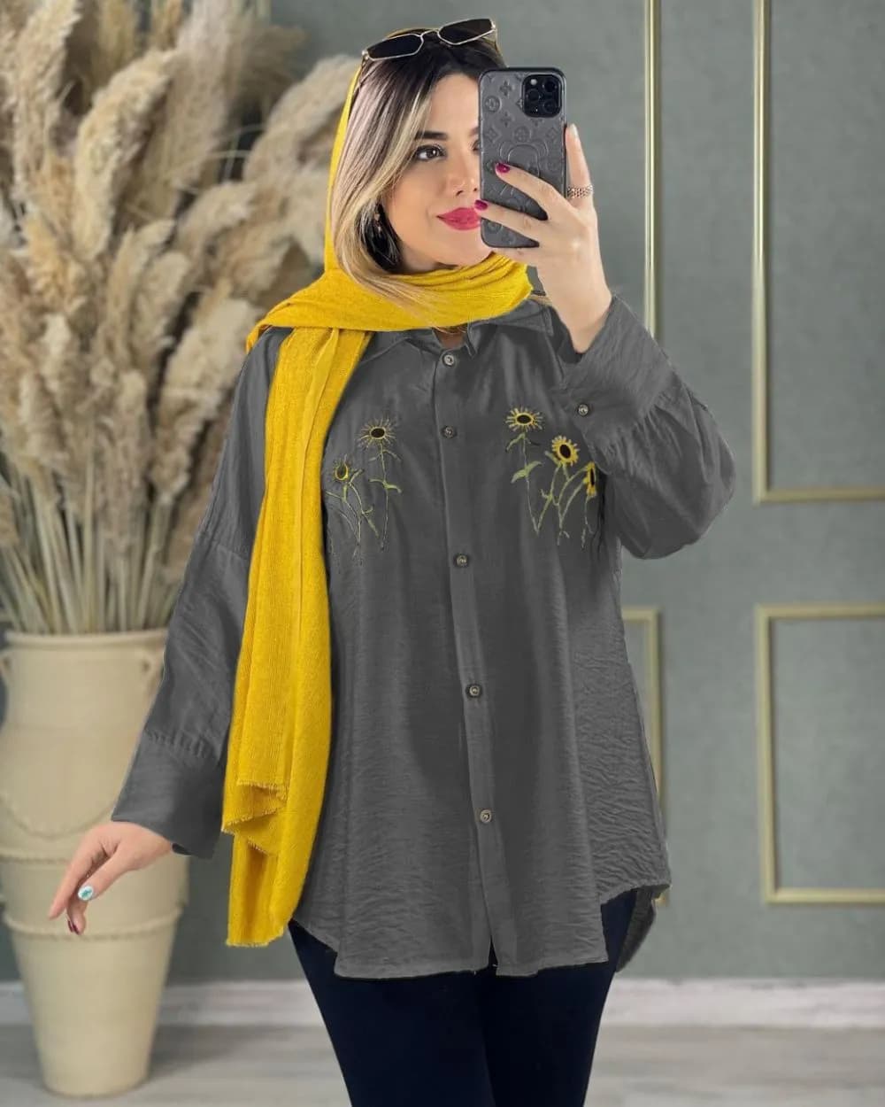تونیک مانتویی آفتابگردون — تصویر ۲
