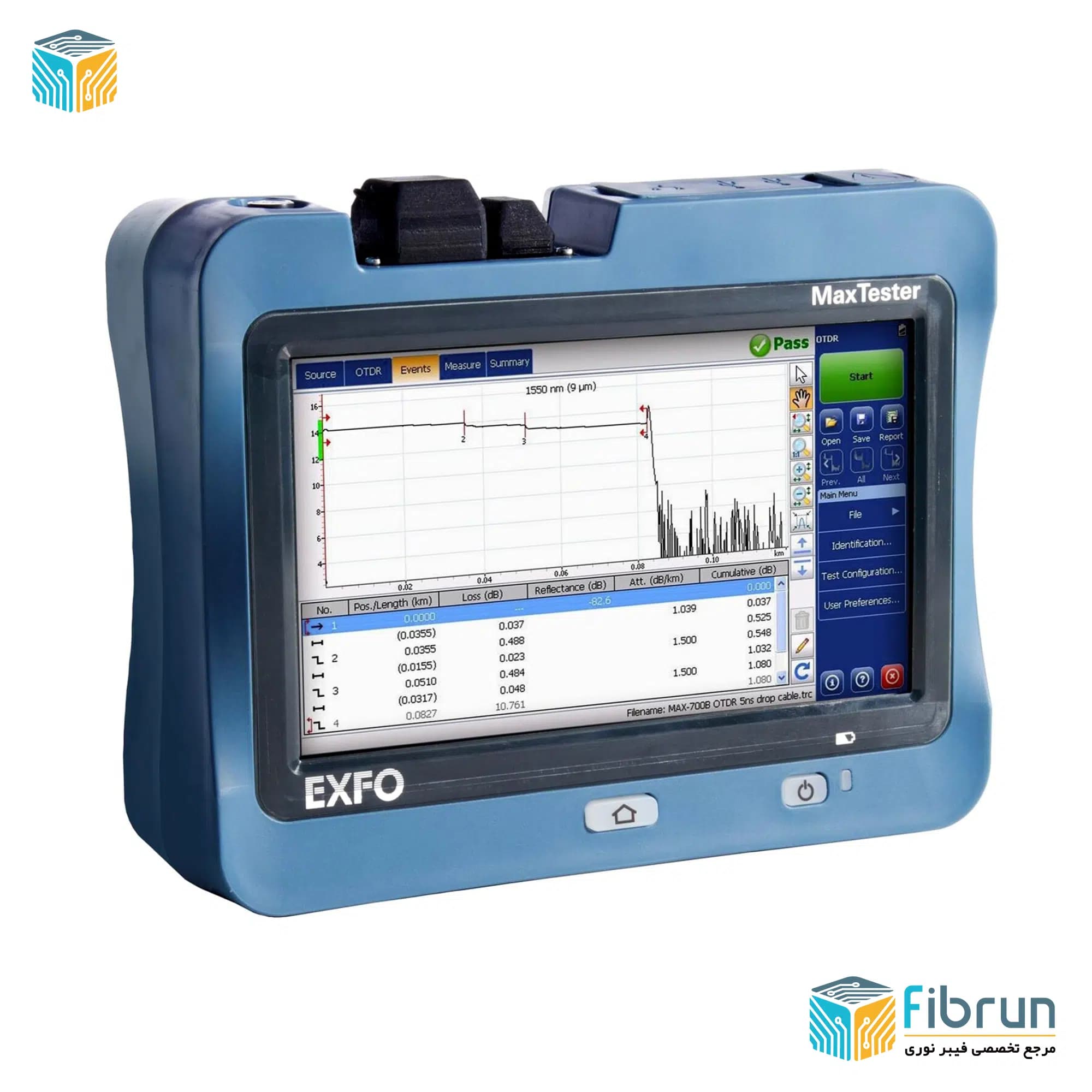 دستگاه OTDR EXFO MaxTester 715B