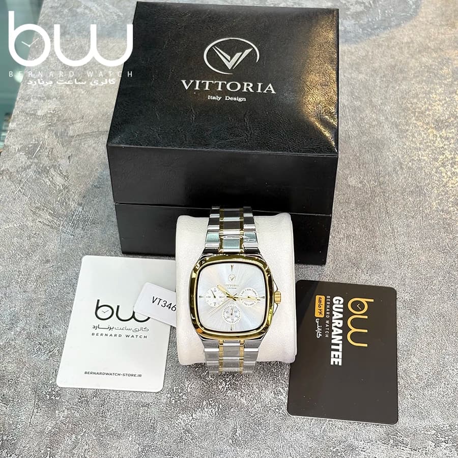ساعت مچی ویتوریا مردانه مدل Vittoria VT3466G-3 — تصویر ۸