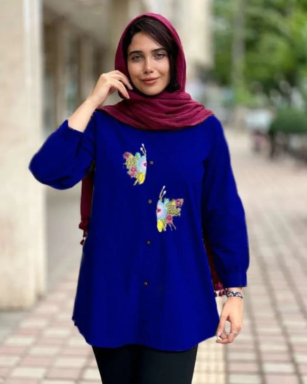 شومیز مانتویی تیارا — تصویر ۷