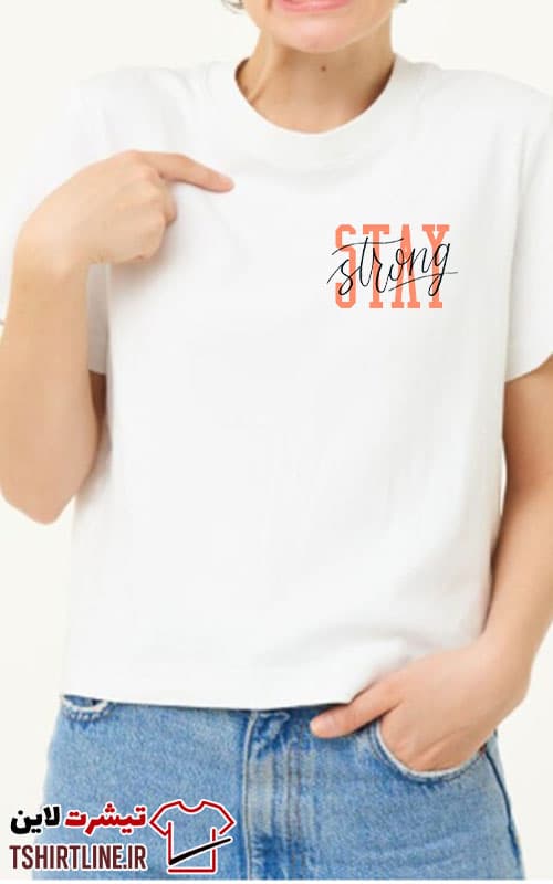 تیشرت اورجینال طرح stay | کد 172 — تصویر ۲