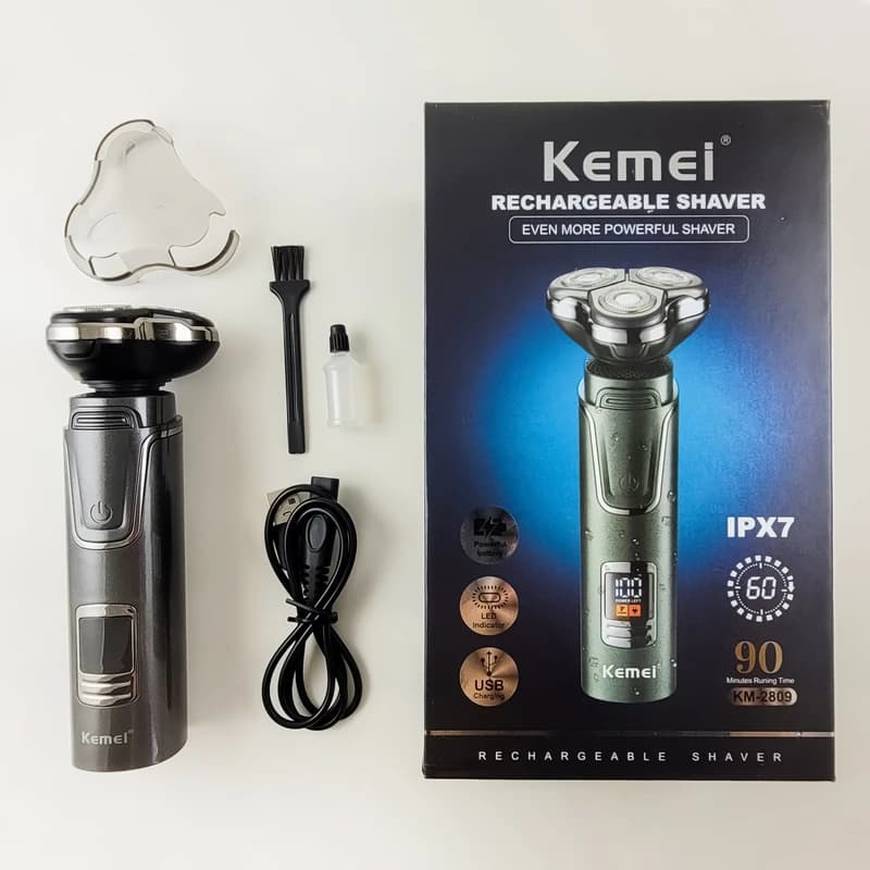 ماشین اصلاح موی صورت کیمی مدل KM-2809 — تصویر ۳