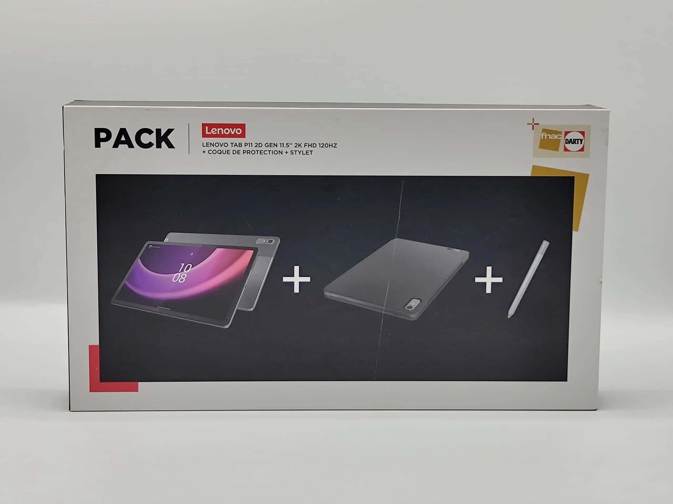 تبلت اندرویدی نو جعبه باز 11 اینچی همراه با گارانتی Lenovo Pack Tab P11 2nd Gen Cover & Pen2