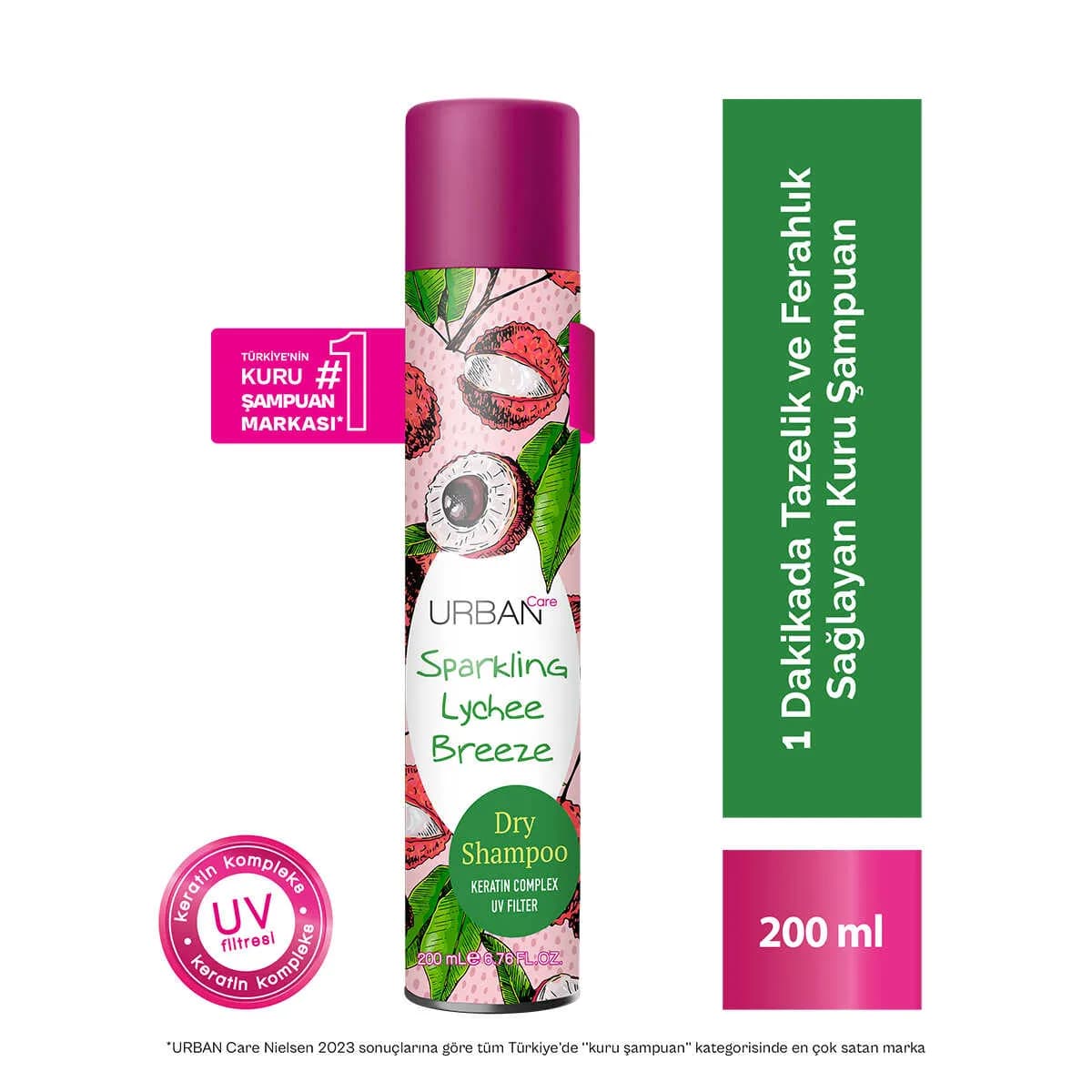 شامپو خشک اربن کر مدل Sparkling Lychee Breeze — تصویر ۳